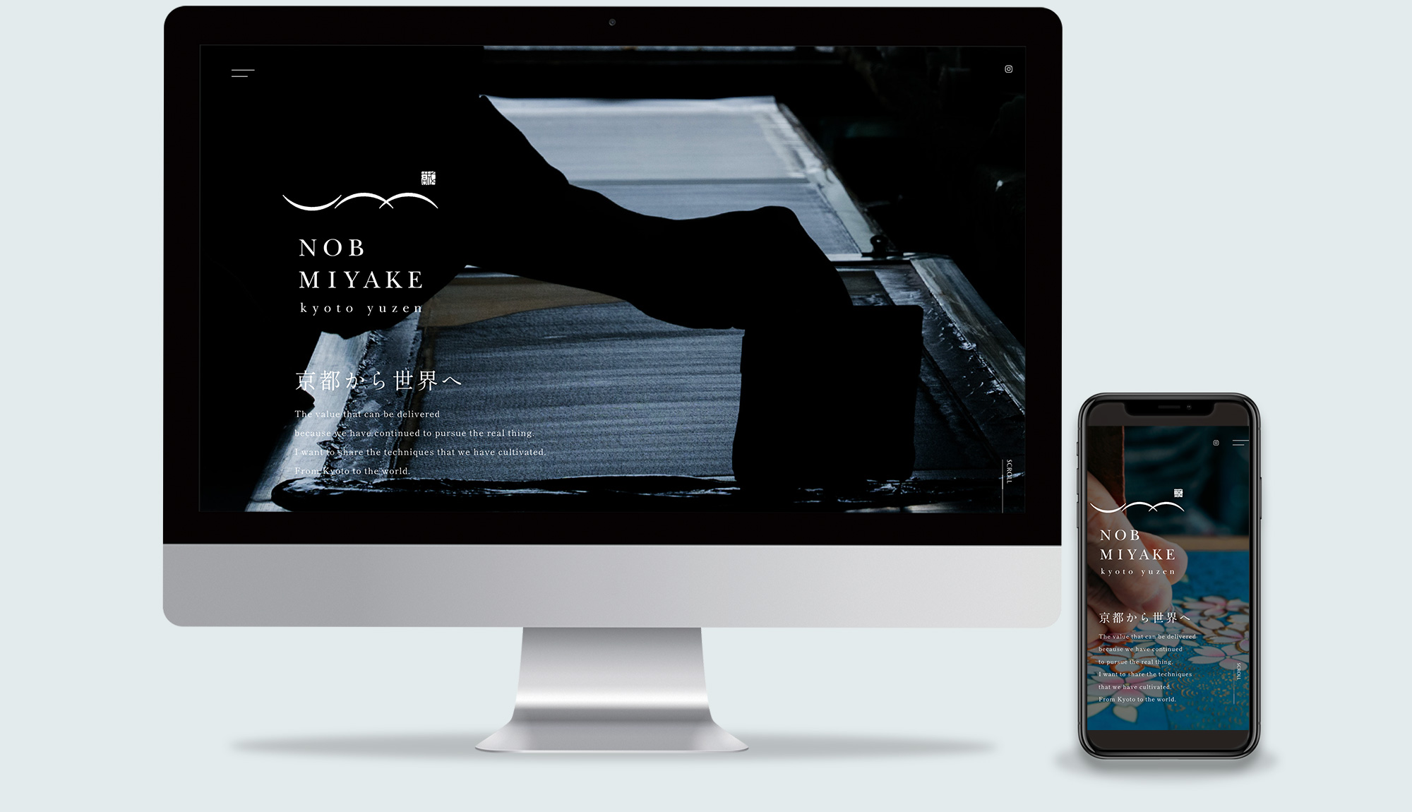 NOB MIYAKE WEBサイト