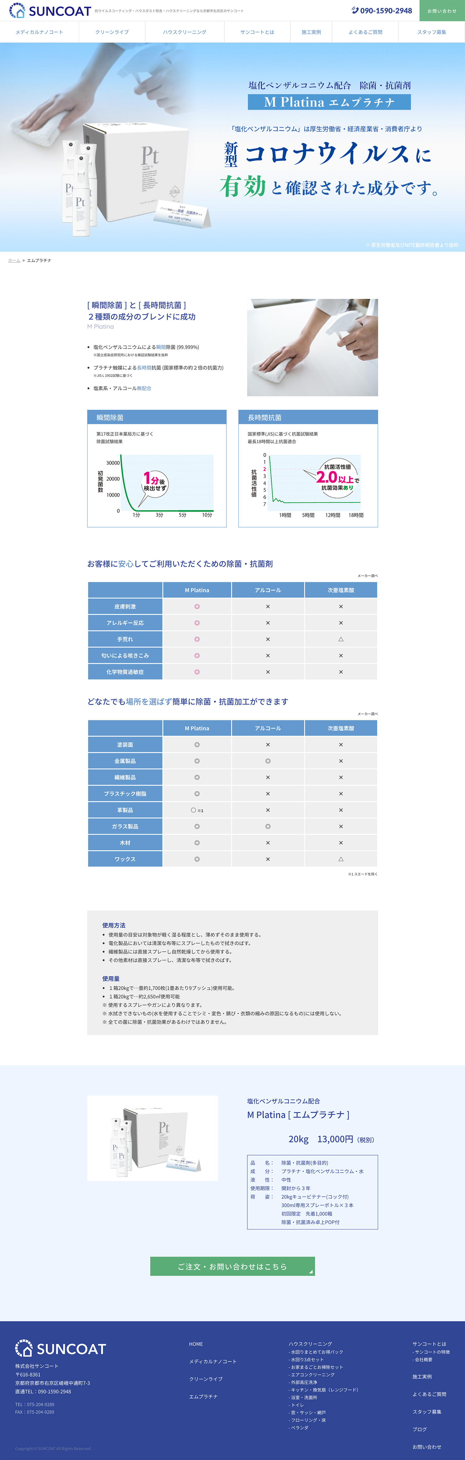 サンコート WEBサイト